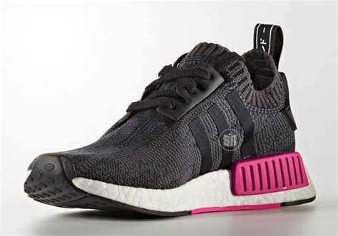 adidas nmd r1 schwarz mit pink damenschuhe|Adidas NMD r1 primeknit pink.